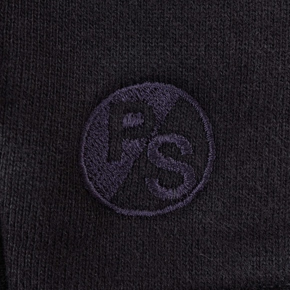 Paul Smith Zip-Up Embroidered Hoodie Cotton Men's Medium Black - Picture 3 of 6